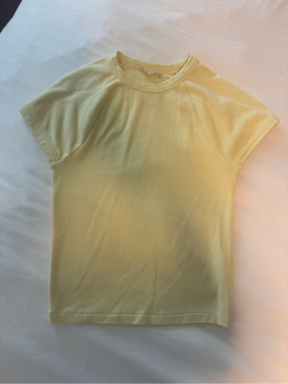 Madewell Short Sleeve Tee - Light Yellow